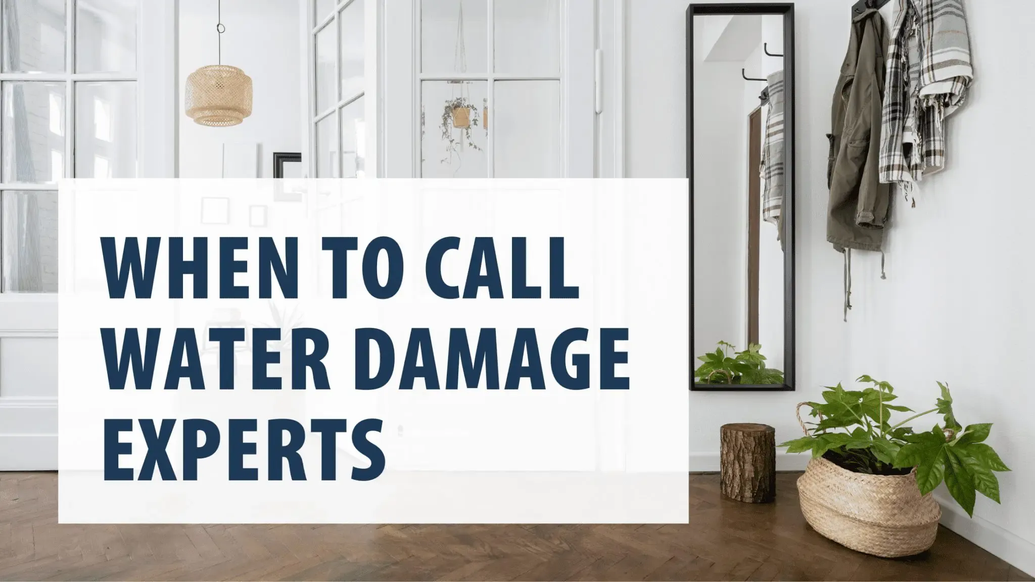 How To Know When To Call The Experts On Water Damage Repair